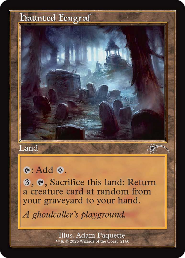 Haunted Fengraf (Retro Frame) [Secret Lair Drop Series] | Boutique FDB TCG