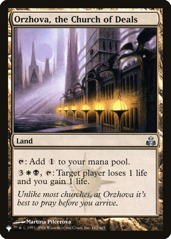 Orzhova, the Church of Deals [The List] | Boutique FDB TCG