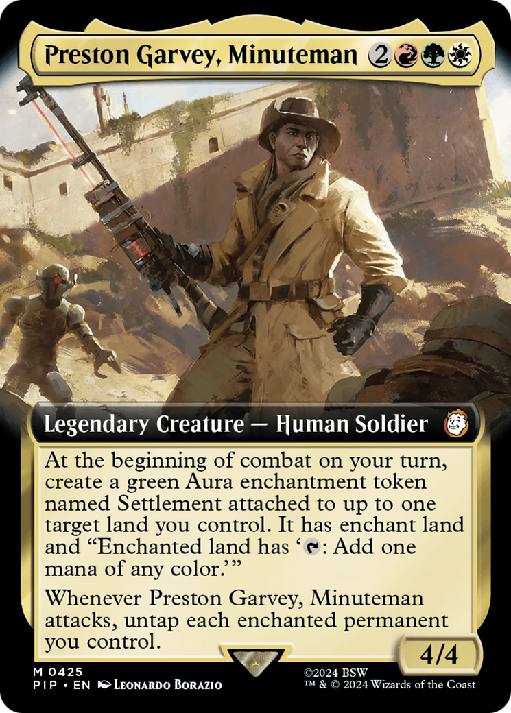 Preston Garvey, Minuteman (Extended Art) [Fallout] | Boutique FDB TCG