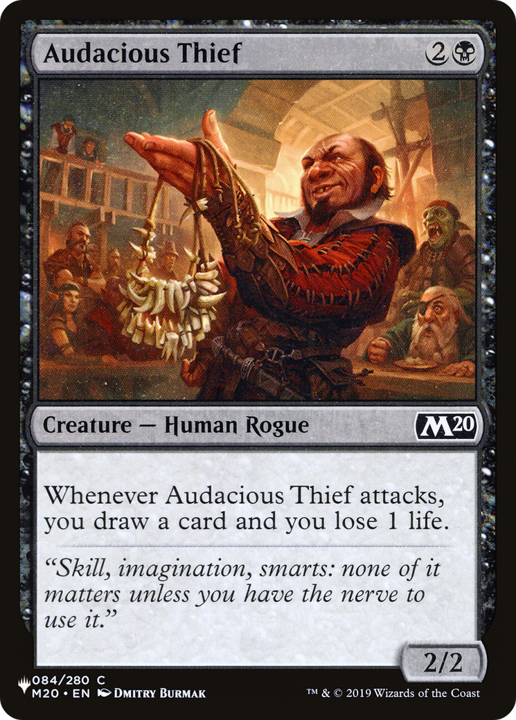 Audacious Thief [The List Reprints] | Boutique FDB TCG