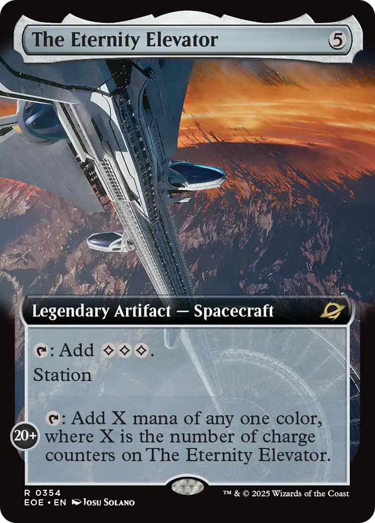 The Eternity Elevator (Extended Art) [Edge of Eternities] | Boutique FDB TCG