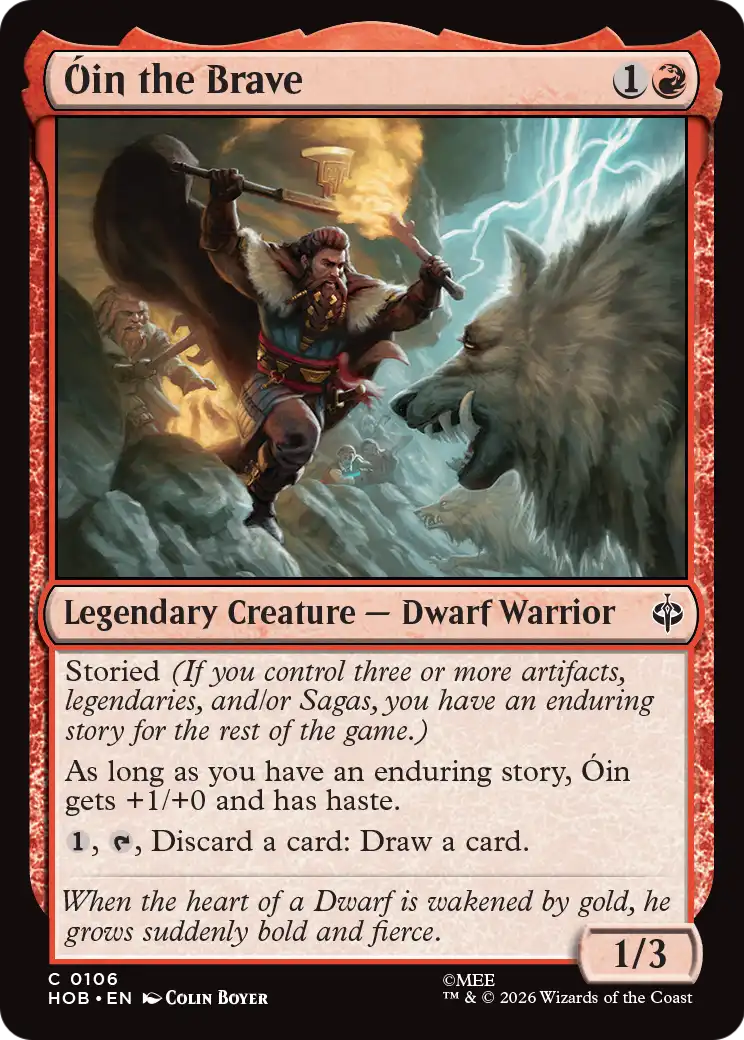 Oin the Brave [The Hobbit] | Boutique FDB TCG