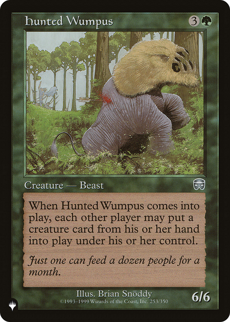 Hunted Wumpus [The List] | Boutique FDB TCG