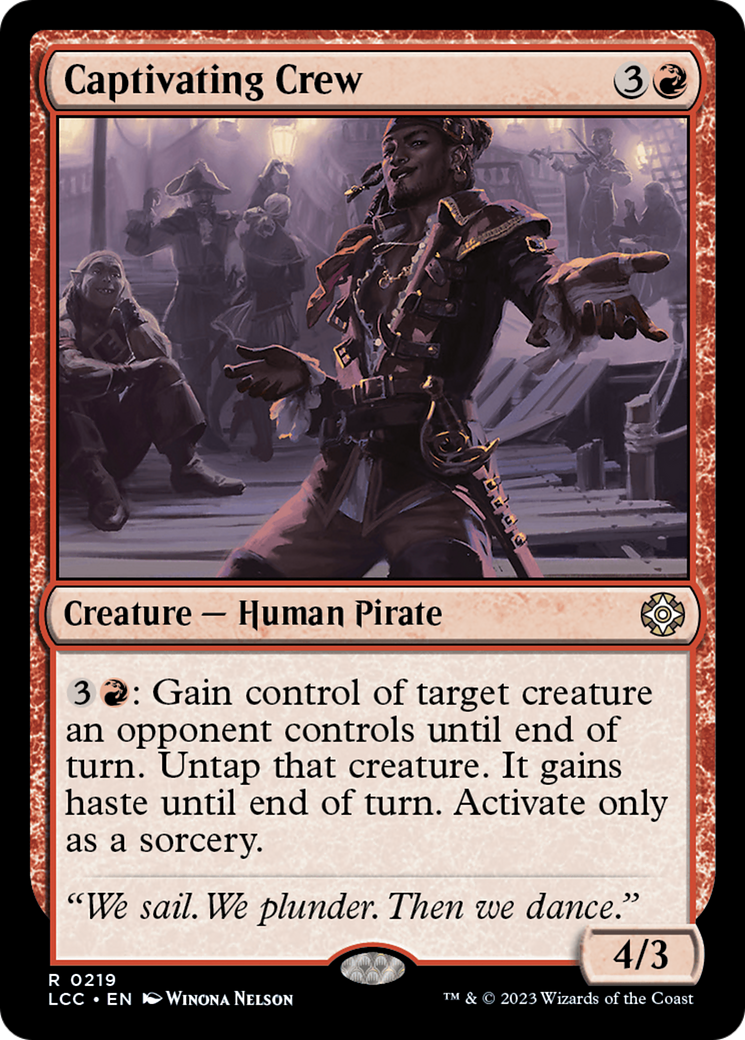 Captivating Crew [The Lost Caverns of Ixalan Commander] | Boutique FDB TCG
