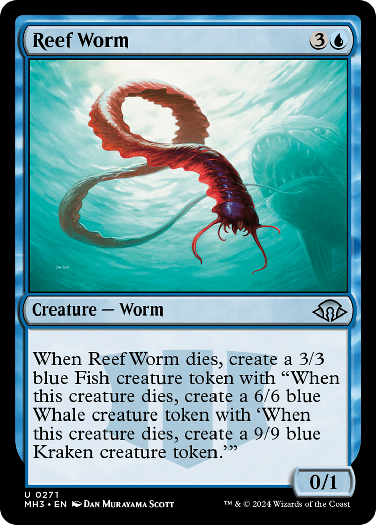 Reef Worm [Modern Horizons 3] | Boutique FDB TCG