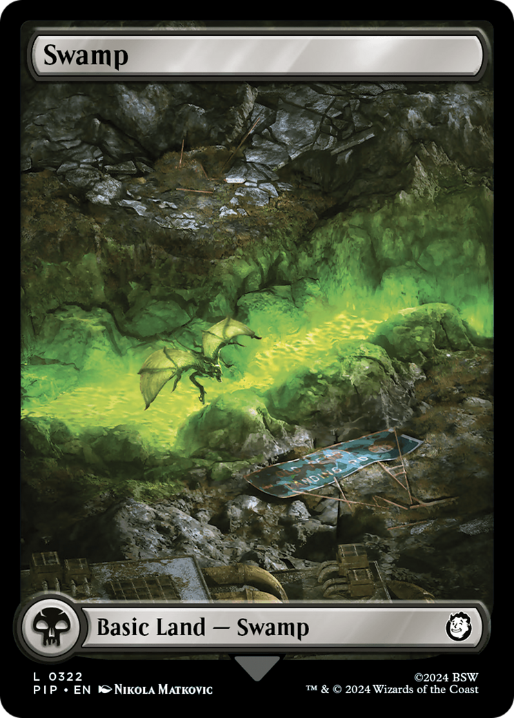 Swamp (0322) [Fallout] | Boutique FDB TCG