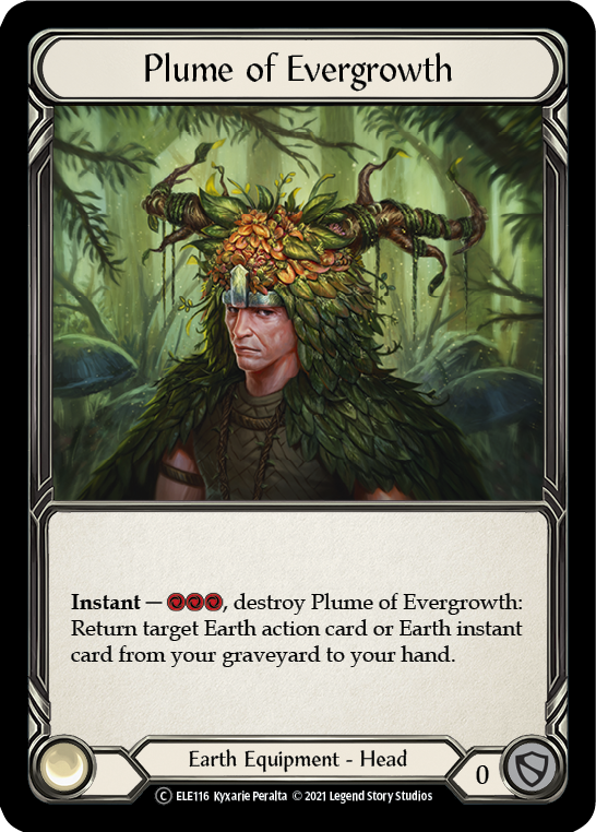 Plume of Evergrowth [U-ELE116] (Tales of Aria Unlimited)  Unlimited Rainbow Foil | Boutique FDB TCG
