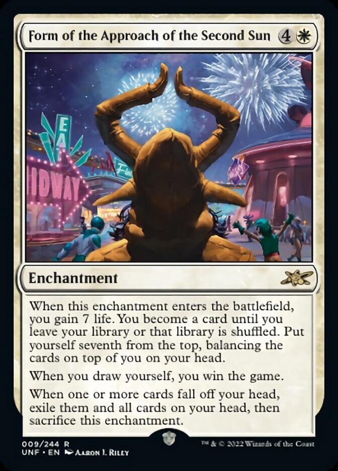 Form of the Approach of the Second Sun [Unfinity] | Boutique FDB TCG