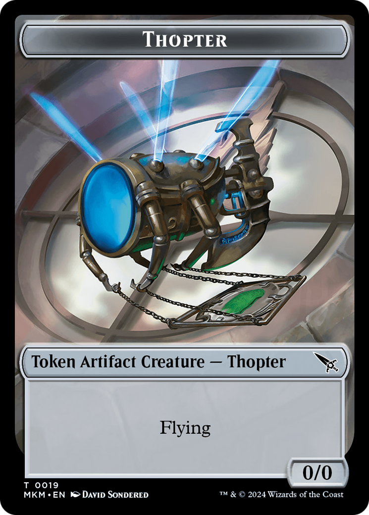 Thopter Token (0019) [Murders at Karlov Manor Tokens] | Boutique FDB TCG