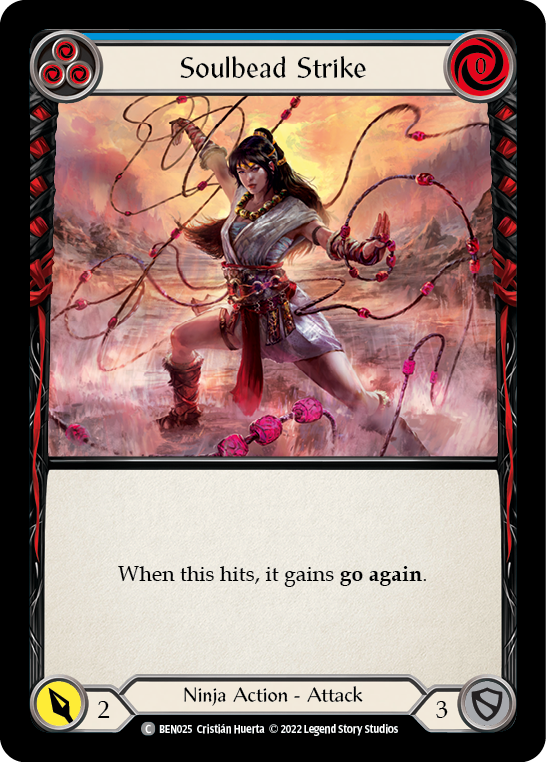 Soulbead Strike (Blue) [BEN025] (Outsiders Benji Blitz Deck) | Boutique FDB TCG