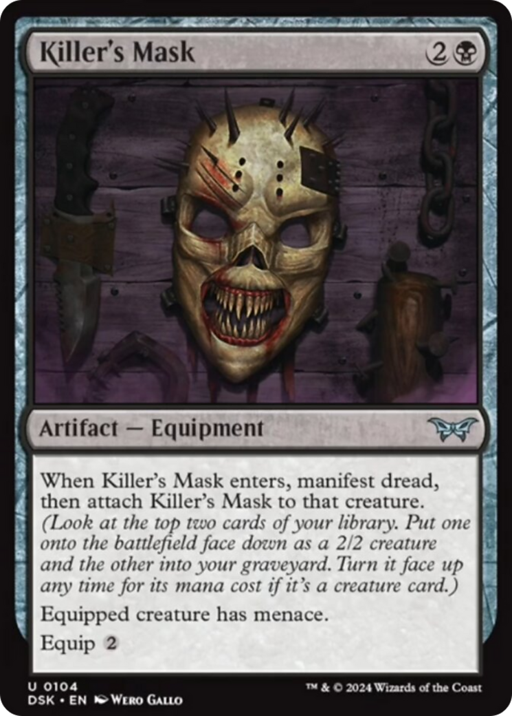 Killer's Mask [Duskmourn: House of Horror] | Boutique FDB TCG