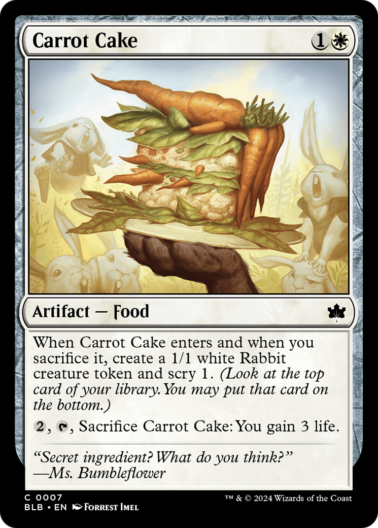 Carrot Cake [Bloomburrow] | Boutique FDB TCG