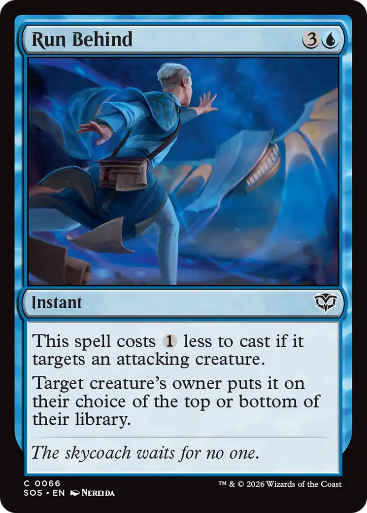 Run Behind [Secrets of Strixhaven] | Boutique FDB TCG