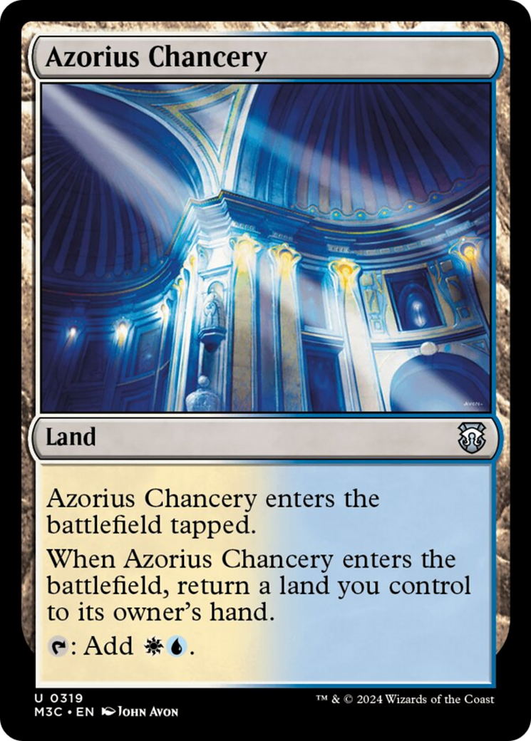 Azorius Chancery [Modern Horizons 3 Commander] | Boutique FDB TCG