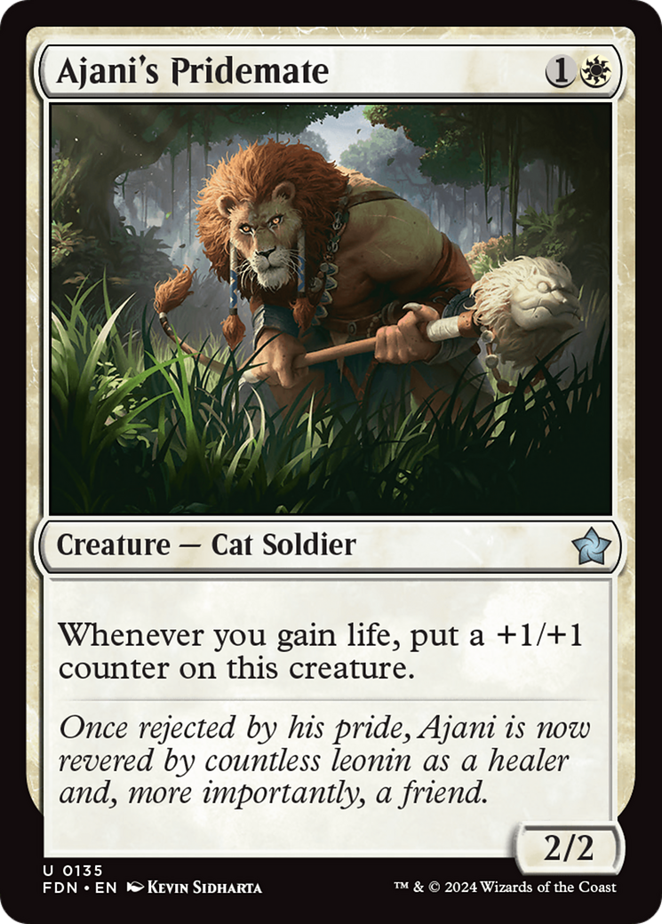 Ajani's Pridemate [Foundations] | Boutique FDB TCG