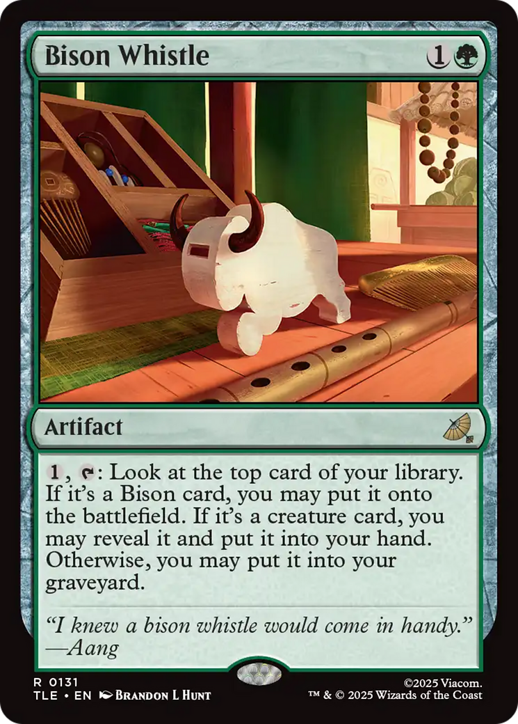 Bison Whistle [Avatar: The Last Airbender: Eternal-Legal] | Boutique FDB TCG