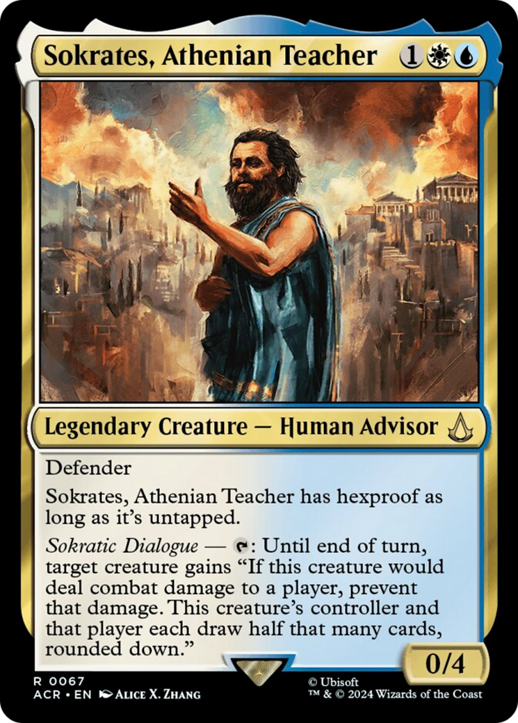 Sokrates, Athenian Teacher [Assassin's Creed] | Boutique FDB TCG