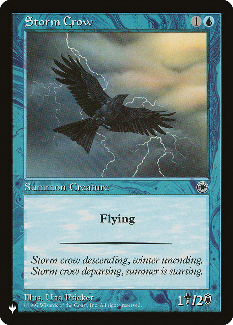 Storm Crow (POR) [The List Reprints] | Boutique FDB TCG