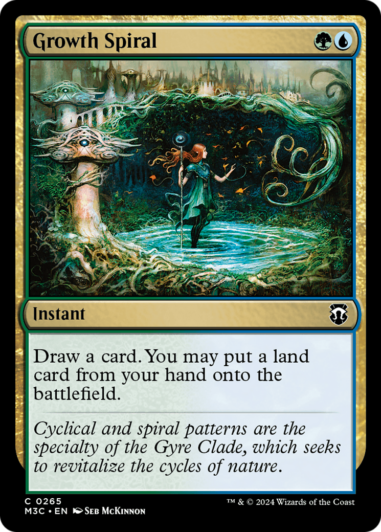 Growth Spiral (Ripple Foil) [Modern Horizons 3 Commander] | Boutique FDB TCG