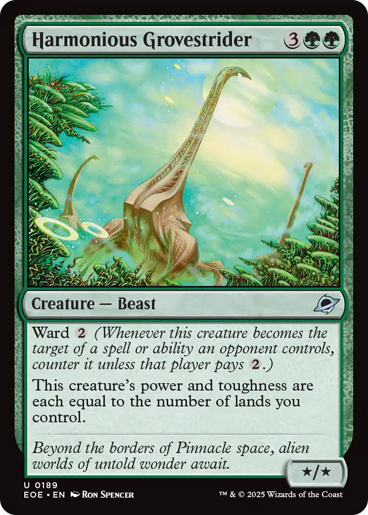 Harmonious Grovestrider [Edge of Eternities] | Boutique FDB TCG