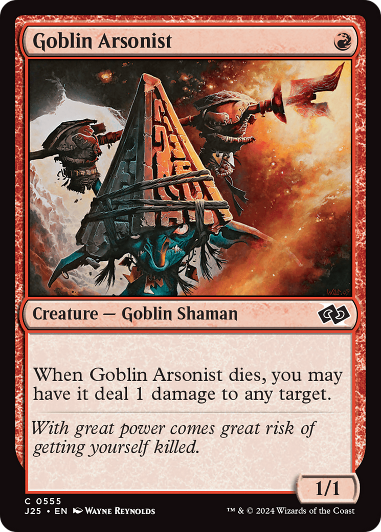 Goblin Arsonist [Foundations Jumpstart] | Boutique FDB TCG