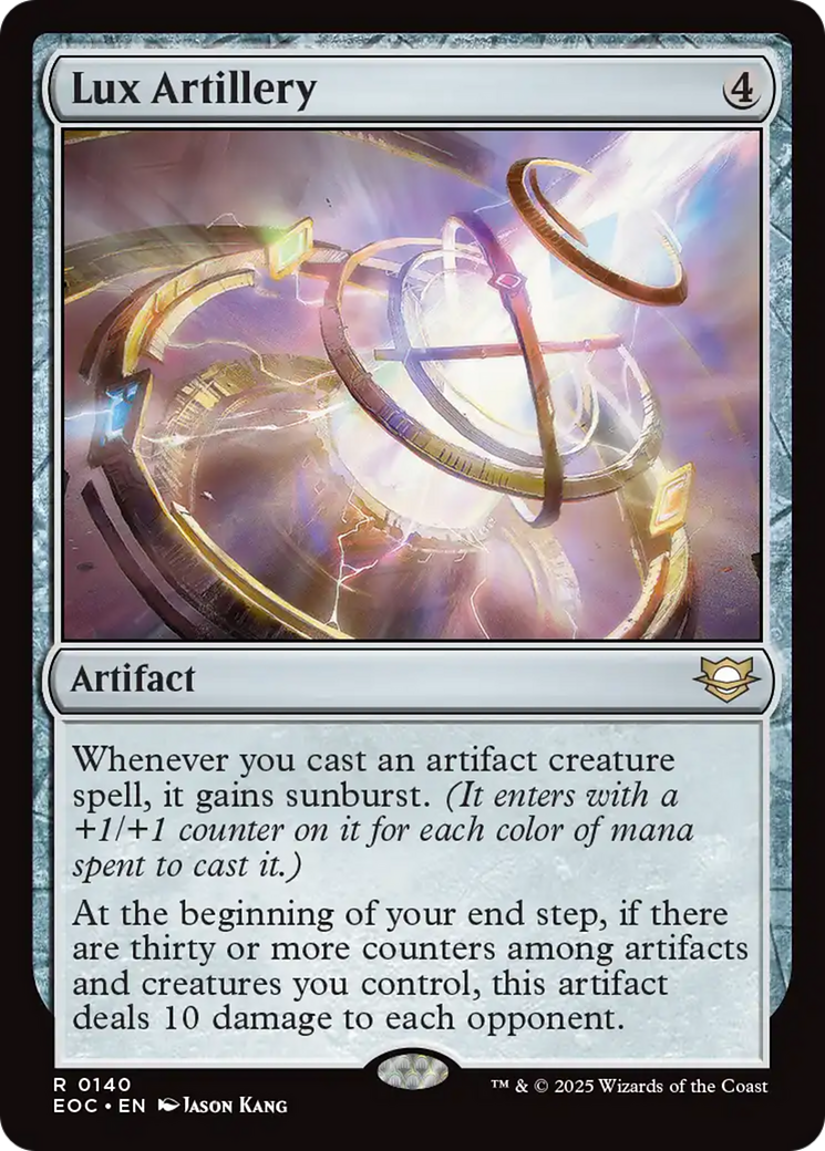Lux Artillery [Edge of Eternities Commander] | Boutique FDB TCG