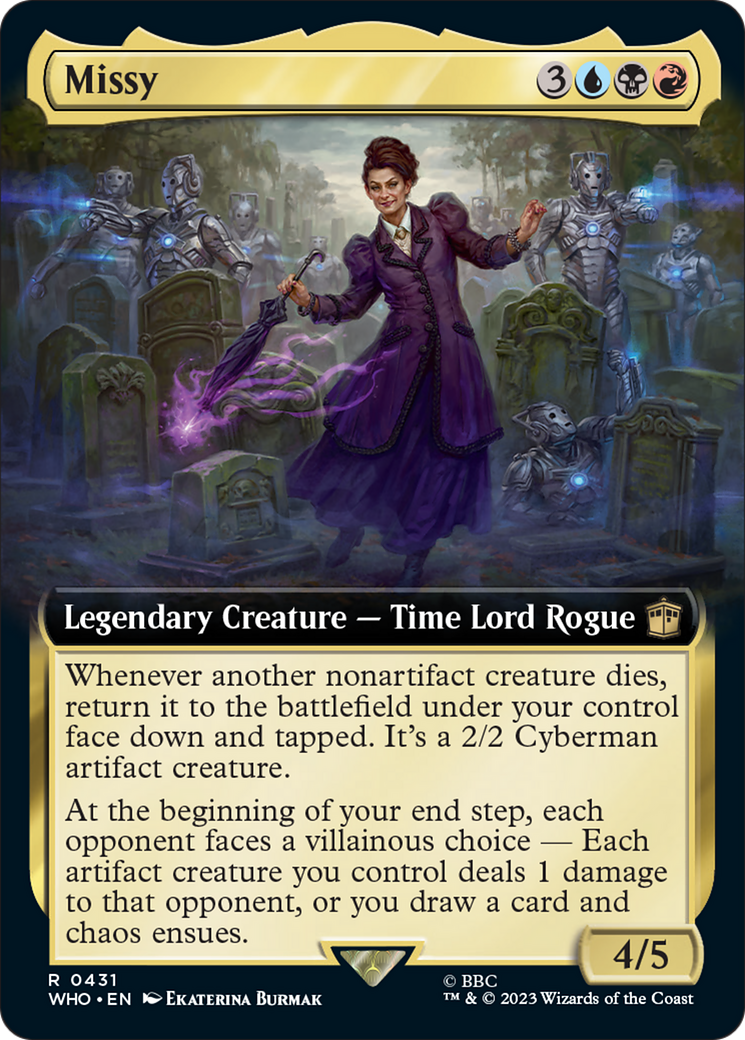 Missy (Extended Art) [Doctor Who] | Boutique FDB TCG