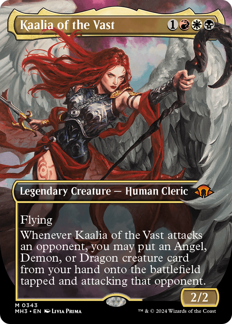 Kaalia of the Vast (Borderless) (0343) [Modern Horizons 3] | Boutique FDB TCG