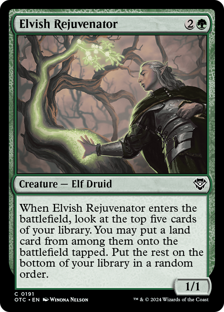 Elvish Rejuvenator [Outlaws of Thunder Junction Commander] | Boutique FDB TCG