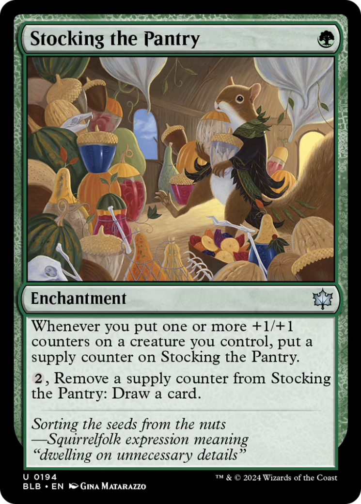 Stocking the Pantry [Bloomburrow] | Boutique FDB TCG