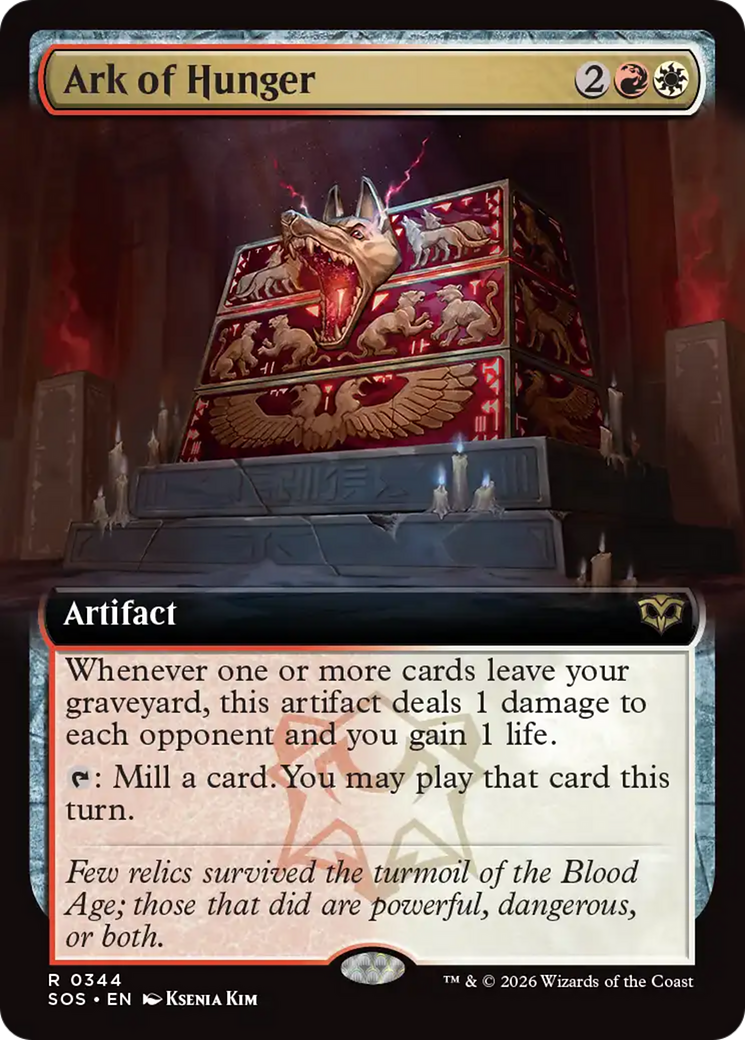 Ark of Hunger (Extended Art) [Secrets of Strixhaven] | Boutique FDB TCG