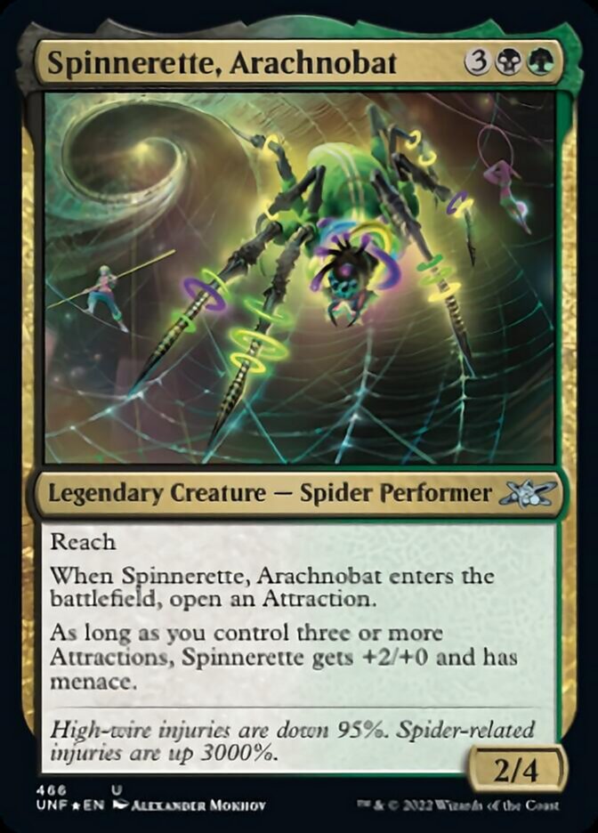 Spinnerette, Arachnobat (Galaxy Foil) [Unfinity] | Boutique FDB TCG