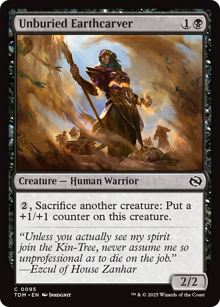 Unburied Earthcarver [Tarkir: Dragonstorm] | Boutique FDB TCG