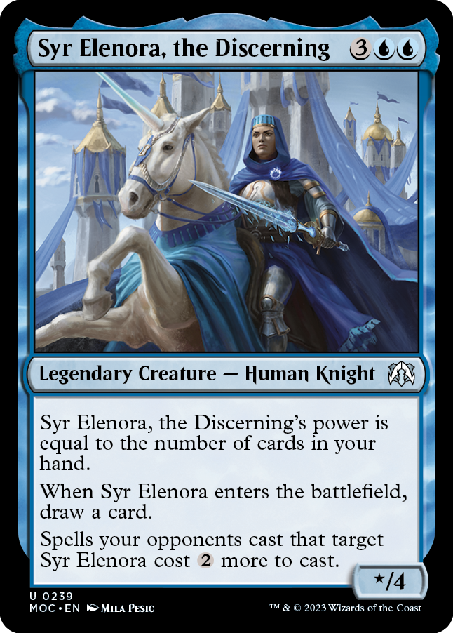 Syr Elenora, the Discerning [March of the Machine Commander] | Boutique FDB TCG