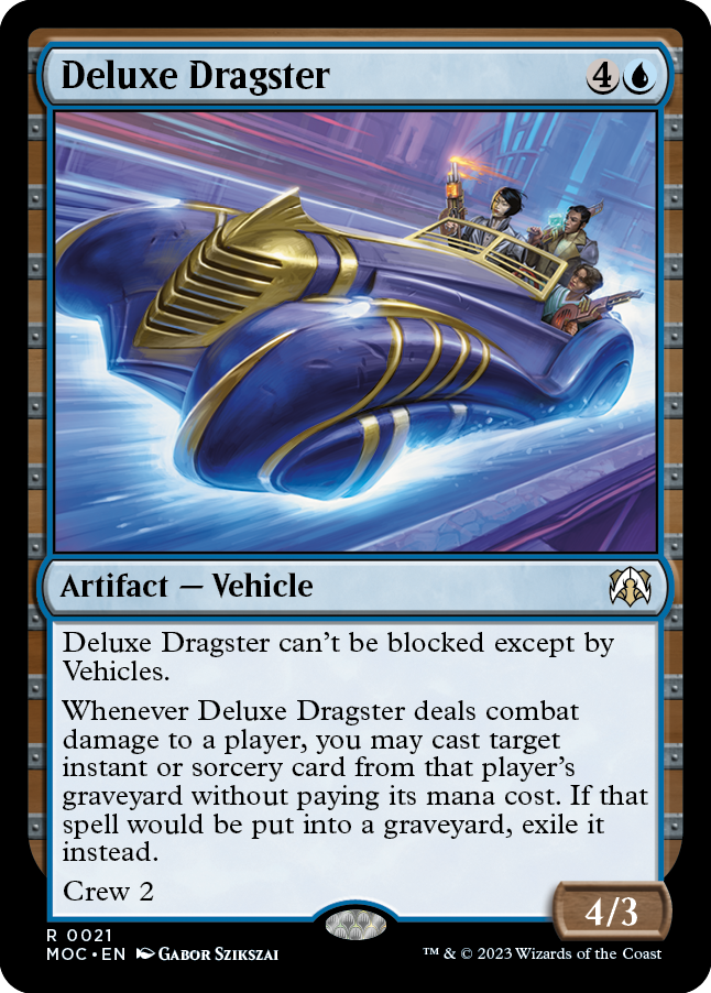 Deluxe Dragster [March of the Machine Commander] | Boutique FDB TCG