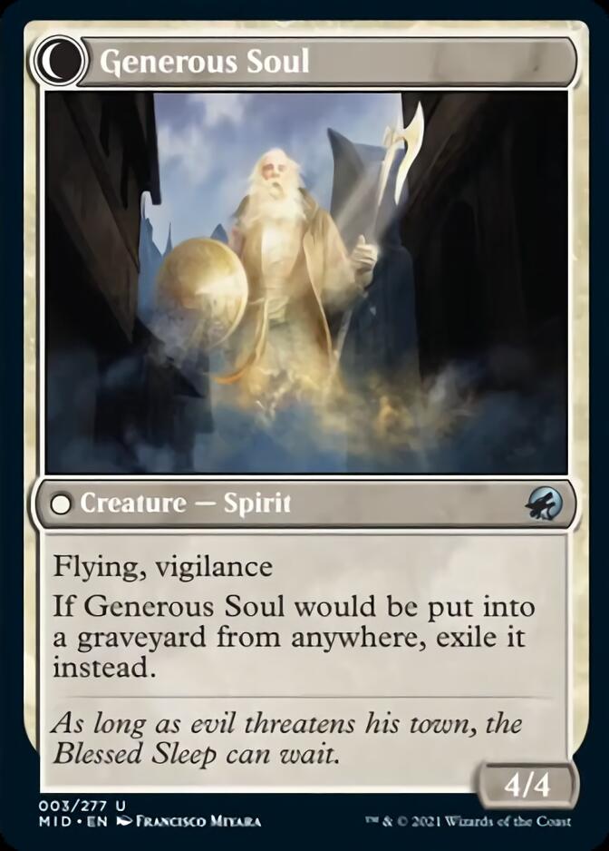 Beloved Beggar // Generous Soul [Innistrad: Midnight Hunt] | Boutique FDB TCG