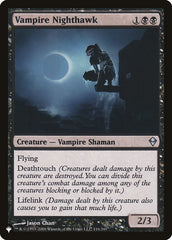 Vampire Nighthawk [The List] | Boutique FDB TCG