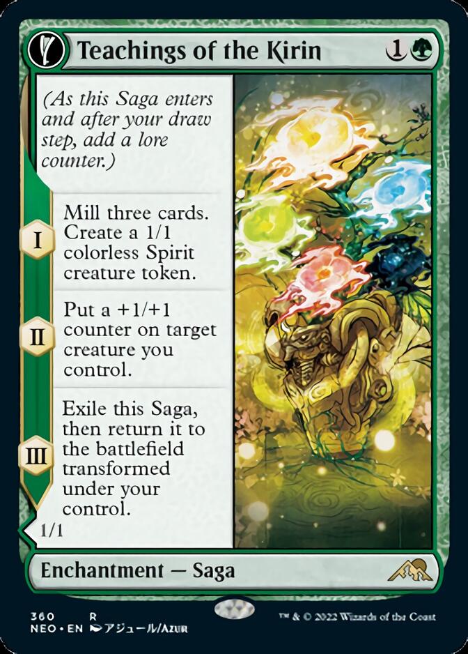 Teachings of the Kirin // Kirin-Touched Orochi (Showcase Soft Glow) [Kamigawa: Neon Dynasty] | Boutique FDB TCG