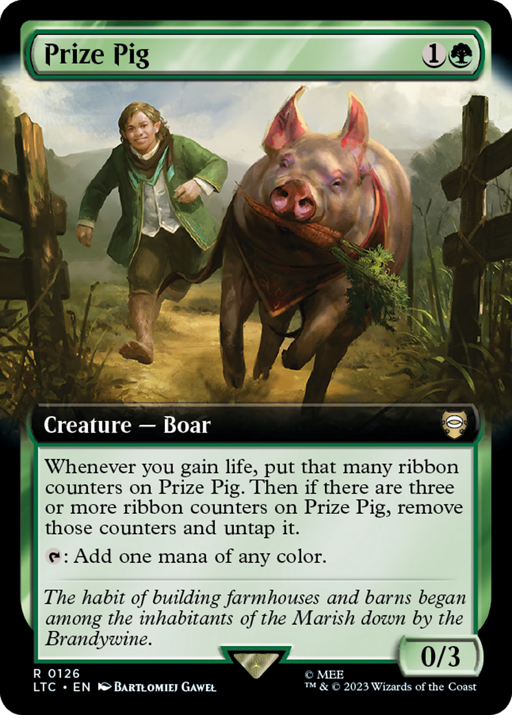 Prize Pig (Extended Art) [The Lord of the Rings: Tales of Middle-Earth Commander] | Boutique FDB TCG