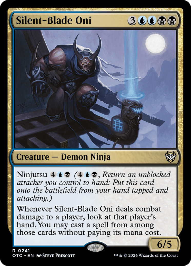 Silent-Blade Oni [Outlaws of Thunder Junction Commander] | Boutique FDB TCG