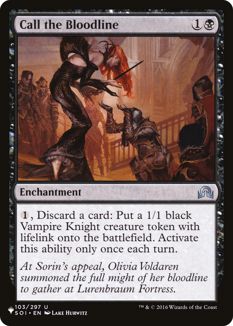 Call the Bloodline [The List] | Boutique FDB TCG