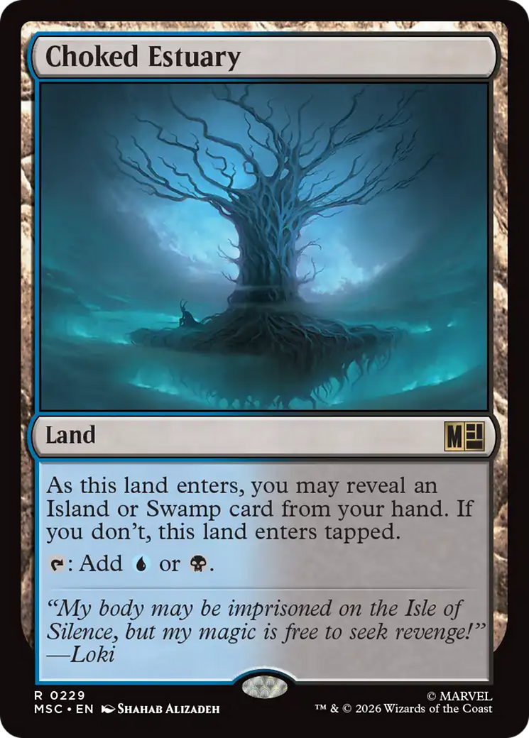 Choked Estuary (Surge Foil) [Marvel Super Heroes Commander] | Boutique FDB TCG