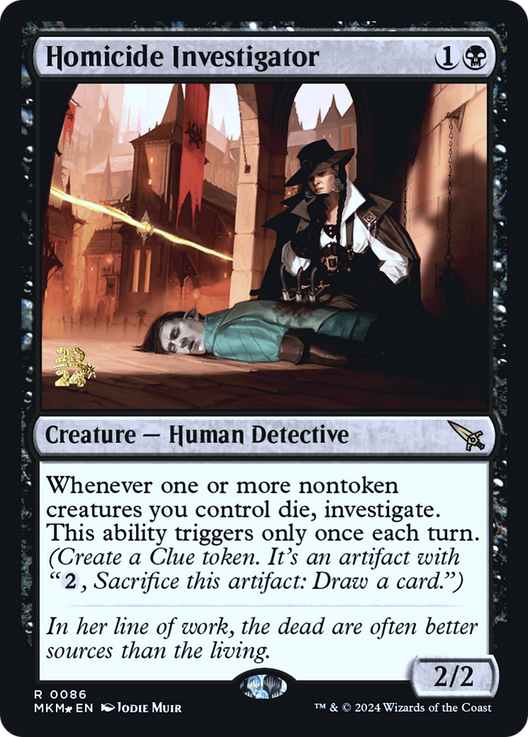 Homicide Investigator [Murders at Karlov Manor Prerelease Promos] | Boutique FDB TCG