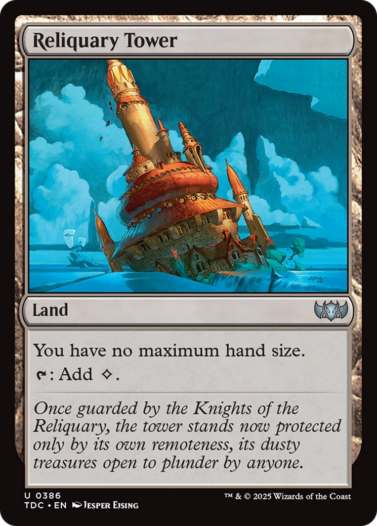 Reliquary Tower [Tarkir: Dragonstorm Commander] | Boutique FDB TCG