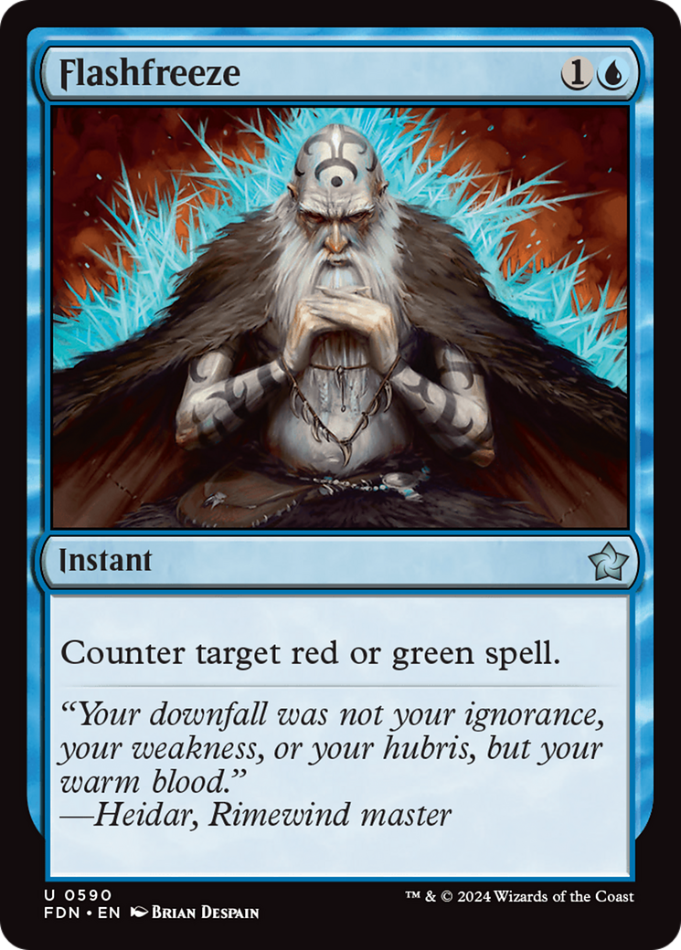 Flashfreeze [Foundations] | Boutique FDB TCG