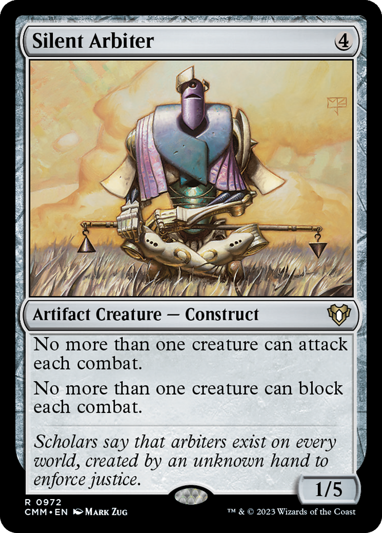 Silent Arbiter [Commander Masters] | Boutique FDB TCG