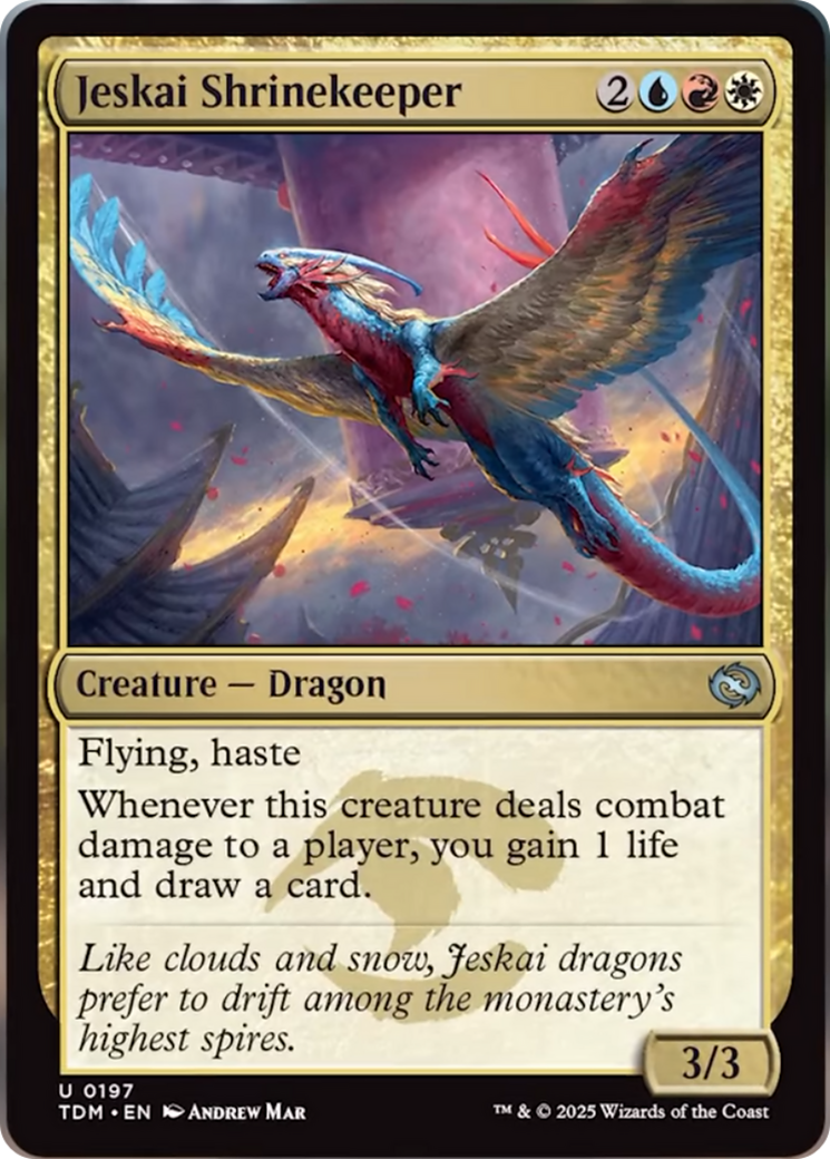 Jeskai Shrinekeeper [Tarkir: Dragonstorm] | Boutique FDB TCG