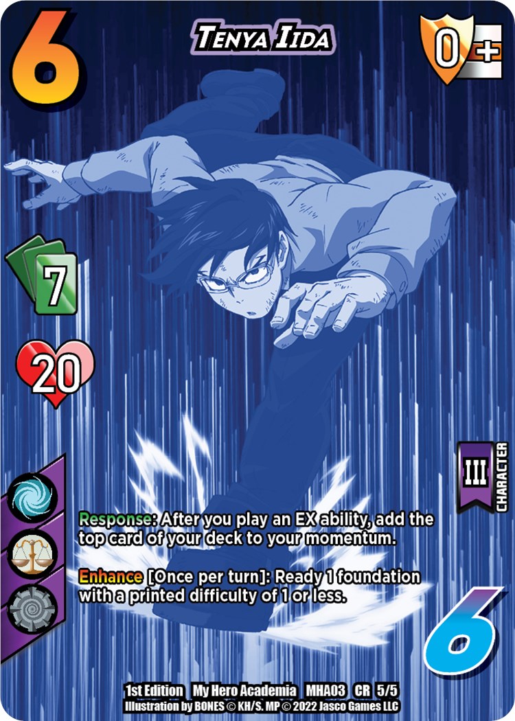 Tenya Iida (Serial Numbered) [Heroes Clash] | Boutique FDB TCG