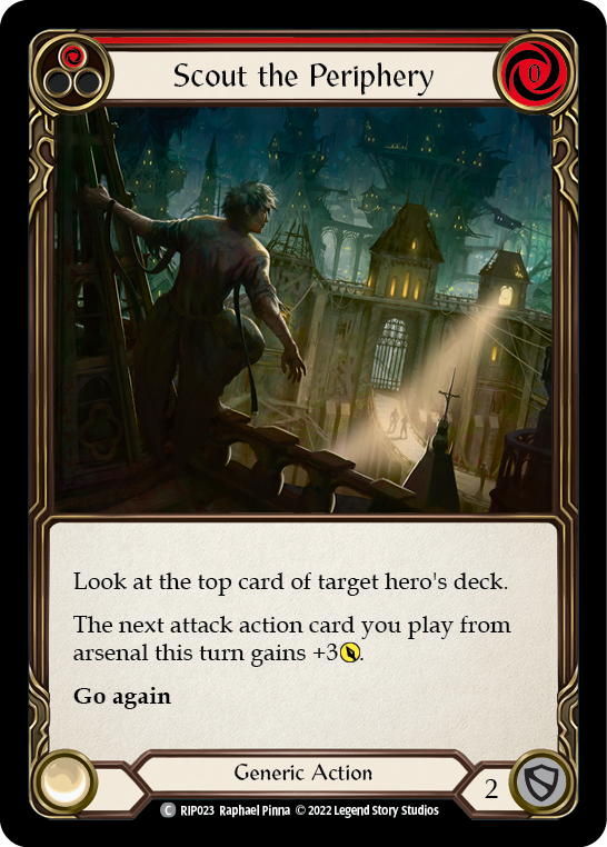 Scout the Periphery (Red) [RIP023] (Outsiders Riptide Blitz Deck) | Boutique FDB TCG