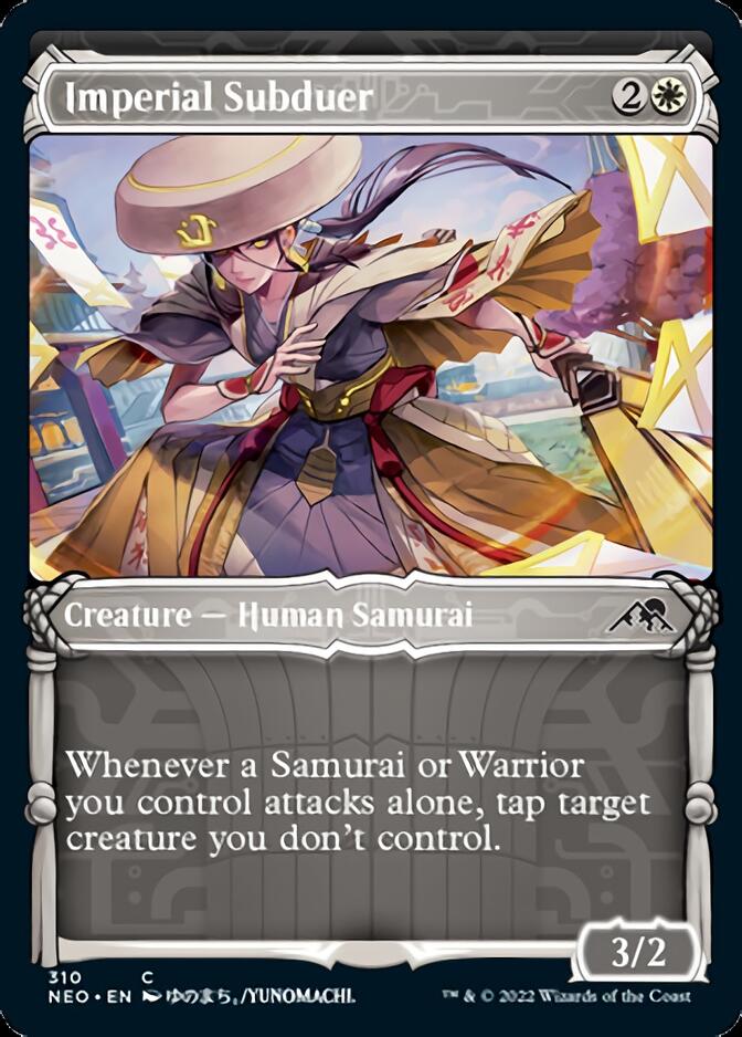 Imperial Subduer (Showcase Samurai) [Kamigawa: Neon Dynasty] | Boutique FDB TCG